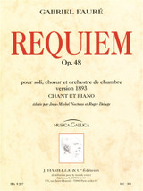 Faure G. Requiem Version 1893 Choeur Piano