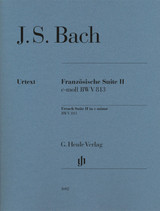 Bach J.s. Suite Francaise 2 UT Mineur Bwv 813 Piano