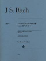 Bach J.s. Suite Francaise 3 SI Mineur Bwv 814 Piano-1