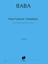 Baba N. NON-CANONIC Variations Ensemble Conducteur Baba N. NON-CANONIC Variations Ensemble Conducteur