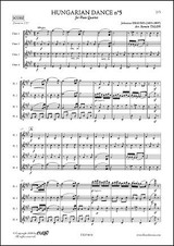 Brahms J. Danse Hongroise N°5 4 Flutes Brahms J. Danse Hongroise N°5 4 Flutes