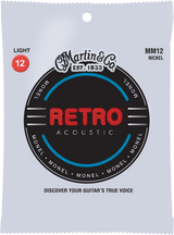 Jeu de Cordes Acoustique Martin MM12 Retro Acoustic Light 12-54 Jeu de Cordes Acoustique Martin MM12 Retro Acoustic Light 12-54