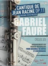 Faure G. Cantique de Jean Racine Flutes et Contrebasse Faure G. Cantique de Jean Racine Flutes et Contrebasse
