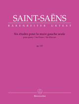 SAINT-SAENS C. 6 Etudes OP 135 Pour la Main Gauche Piano-1