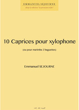 Sejourne E. Caprices Pour Xylophone OU Marimba Sejourne E. Caprices Pour Xylophone OU Marimba