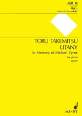 Takemitsu T. Litany Piano