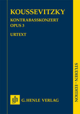 Koussevitzky S. Double Bass Concerto OP 3 Contrebasse Conducteur Koussevitzky S. Double Bass Concerto OP 3 Contrebasse Conducteur
