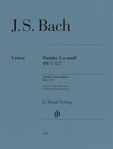 Bach J.s. Partita N°3 la Mineur Bwv 827 Piano