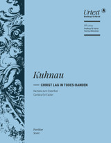 Kuhnau J. Christ Lag IN TODES-BANDEN Chant Piano