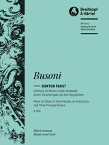 Busoni F. Doktor Faust K 303 Vocal Piano
