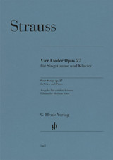 Strauss R. Four Songs OP 27 Voix Moyenne