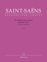 SAINT-SAENS C. 6 Etudes OP 52 Piano