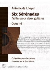 De Lhoyer : Six sérénades faciles pour 2 guitares
