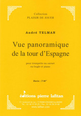 Telman A. Vue Panoramique De La Tour D'Espagne Trompette ou Cornet