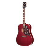 GUITARE ELECTRO-ACOUSTIQUE GIBSON HUMMINGBIRD SPECIAL SATIN WINE RED