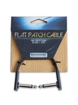 Cordon Jack Rockboard Flat Patch Cable Black 10cm Cordon Jack Rockboard Flat Patch Cable Black 10cm