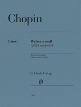 Chopin F. Valse La Mineur Avec Facsimilé Piano