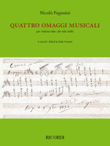 Paganini N. Quattro Omaggi Musicali For Solo Violin