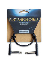Cordon Jack Rockboard Flat Patch Cable Black 30cm