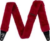 Fender Poodle Plush Strap Red