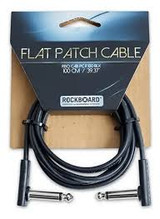 Cordon Jack Rockboard Flat Patch Cable Black 1m