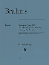 Brahms J. Sonates OP 120 Violon
