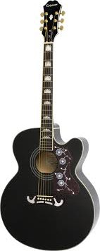 Epiphone J200-EC Studio Ebony