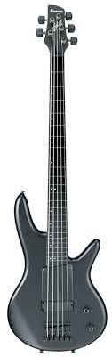 Ibanez GWB35-BKF Fretless Signature Gary Willis 5 Cordes Noir Transparent