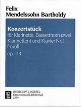 Mendelssohn F. Konzerstuck N°1 OP 113 Clarinettes Mendelssohn F. Konzerstuck N°1 OP 113 Clarinettes
