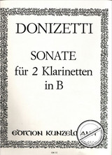 Donizetti Sonate Clarinettes