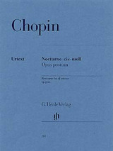 Chopin F. Nocturne N°20 Opus Posthume Piano