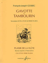 Gossec F.j. Gavotte et Tambourin Flute Gossec F.j. Gavotte et Tambourin Flute