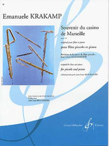 Krakamp E. Souvenir DU Casino de Marseille OP 187 Flute Piccolo Krakamp E. Souvenir DU Casino de Marseille OP 187 Flute Piccolo