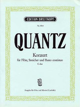 Quantz J.j. Concerto Sol Majeur Flute Quantz J.j. Concerto Sol Majeur Flute