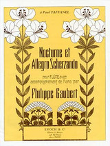 Gaubert P. Nocturne et Allegro Scherzando Flute Gaubert P. Nocturne et Allegro Scherzando Flute