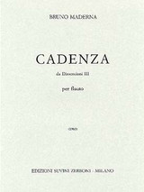Maderna B. Cadenza Dimension Iii Flute Solo Maderna B. Cadenza Dimension Iii Flute Solo