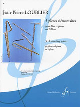 Loublier J.p. Pieces Elementaires Flutes Loublier J.p. Pieces Elementaires Flutes