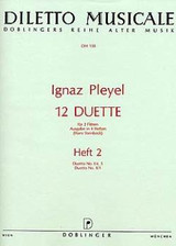 Pleyel I. 12 Duettes Vol 2 Flutes
