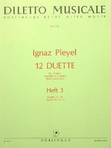 Pleyel I. 12 Duettes Vol 3 Flutes