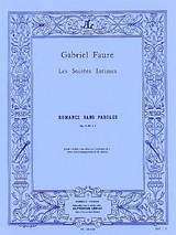 Faure G. Romance Sans Paroles OP 17 N°3 Violon Faure G. Romance Sans Paroles OP 17 N°3 Violon