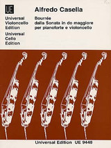 Casella A. Bourree Dalla Sonata IN DO Maggiore Violoncelle Casella A. Bourree Dalla Sonata IN DO Maggiore Violoncelle