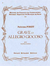 Foret F. Grave et Allegro Giocoso Hautbois Foret F. Grave et Allegro Giocoso Hautbois