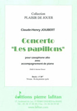 Joubert C.h. Concerto Les Papillons Saxo Mib Joubert C.h. Concerto Les Papillons Saxo Mib