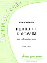 Mereaux M. Feuillet D'album Cor