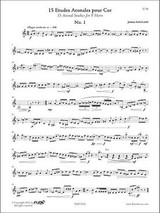 Naulais J. Etudes Atonales Cor Solo Naulais J. Etudes Atonales Cor Solo