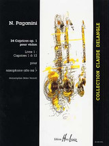 Paganini N. 24 Caprices OP 1 Vol 1 Saxo Solo Paganini N. 24 Caprices OP 1 Vol 1 Saxo Solo