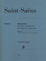 SAINT-SAENS C. Romances Pour Cor Version Violoncelle SAINT-SAENS C. Romances Pour Cor Version Violoncelle