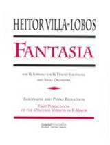 VILLA-LOBOS H. Fantasia Saxo Sib