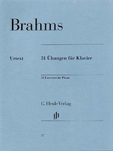 Brahms J. 51 Exercices Piano Brahms J. 51 Exercices Piano