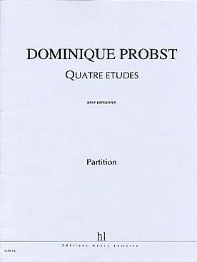 Probst D. Quatre Etudes Percussion